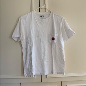 KAWS x Uniqlo x Sesame Street Elmo Pocket Tee in size S